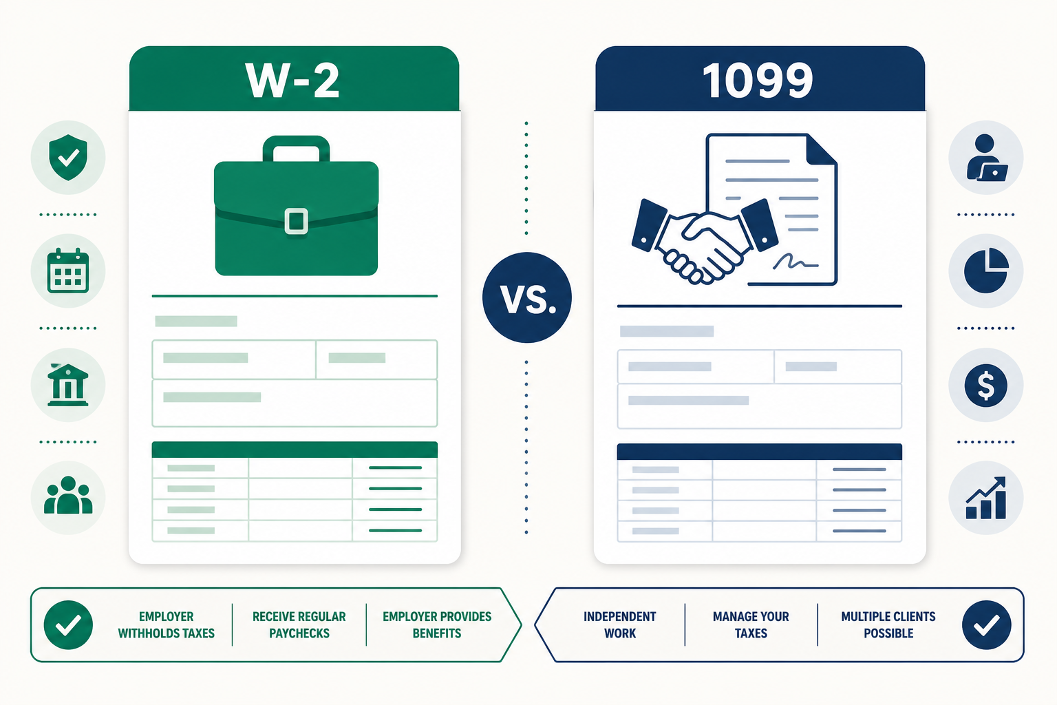 W-2 vs 1099: Employee or Contractor?